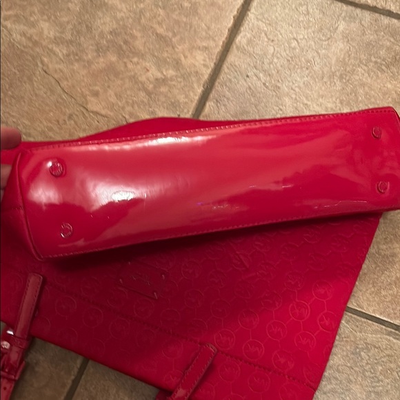 Michael Kors red Neoprene Tote bag Jet Set Neoprene - Picture 3 of 6